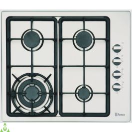 Parmco 600mm Gas Hob, 3 Burner + Wok, Stainless Steel, 7 Year Warranty