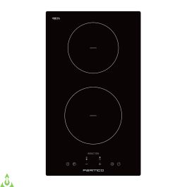 Parmco Cooktop 300mm Black Induction 2 Burner I Series 3, Pre-order Only