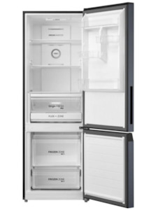 Toshiba 325L Bottom Mount Fridge Freezer Morandi Grey GR-RB410WE-PMM(06)