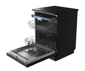 Household appliance: Parmco 600mm Freestanding Dishwasher, LED Display, Black DW6BL