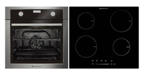 Household appliance: Parmco Pack 1-1 - 600mm 8 Function Stainless Steel Oven and 600mm Induction Frameless Touch Control Cooktop