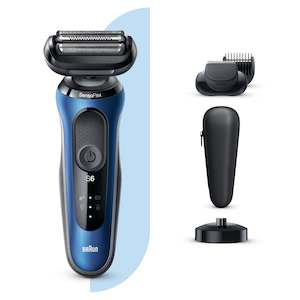 Series 6 60-B4500cs wet and dry shaver with charging station and EasyClick Trimm…