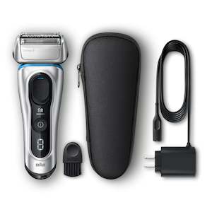 Braun Series 8 8330s Electric Foil Shaver, Silver