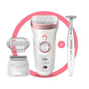 Braun Silk-épil 9 SkinSpa SensoSmart™ 9/980 epilator rose gold – 4-in-1 epi…