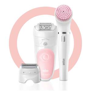 Silk-epil Beauty Set – SensoSmart epilator + FaceSpa