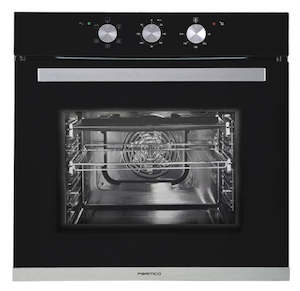 Parmco 600mm 80 Litre Oven, 5 Function, Black OV16B5