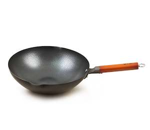 HAMMERED PREMIUM STEEL 32CM WOK C31420100