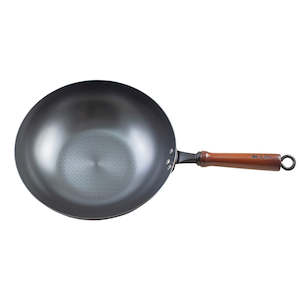 SPIN PRESSING PREMIUM STEEL 32CM WOK