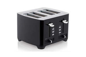 Household appliance: 4 Slice Toaster Black