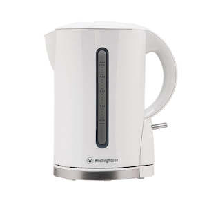 1.7L White Plastic Kettle