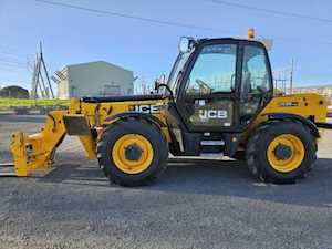 Plant and equipment hiring or leasing without operator: JCB Telehandlers