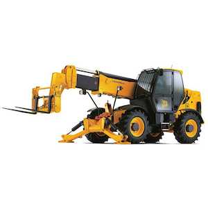 Plant and equipment hiring or leasing without operator: JCB 540-140 Telehandler