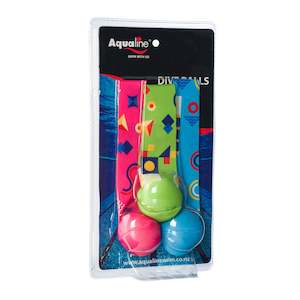 Aqualine Dive Balls Pool Toy (3 pack)