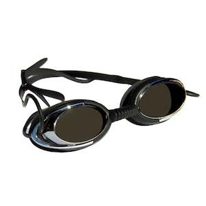 Performance Swimming Goggles: Aqualine Metallix Adult Swim Goggle (Mirrored Lens)