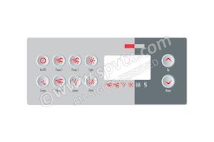 Gecko Panel Overlays: Gecko Overlay TSC-8 10 Buttons