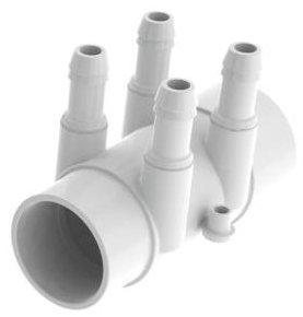 Manifolds And Manifold Wye: Manifold - Air - 4 Port - 25mm x 10mm(side by side)