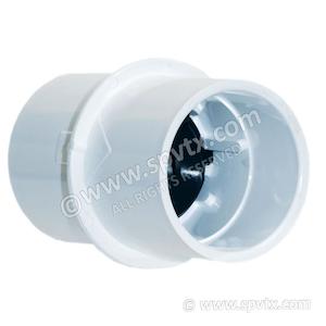 One Way Or Check Valves: 2 inch Flapper Check Valve 1.25-2lbs. Spring