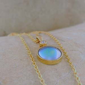 Pearl 18ct Necklace Azure Sun