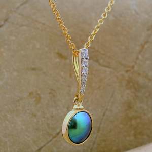 necklaces: Pearl Omega Necklace