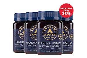 4 Pack - Manuka Honey UMF™10+ (MGO 261+) 500g