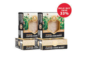 4 Pack - Clover Comb Honey 340g