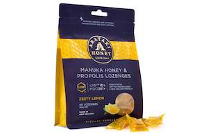 Manuka Honey & Propolis Lozenges - Zesty Lemon 40’s