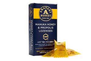 Manuka Honey Lozenges with Propolis - Zesty Lemon 12’s