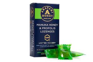 Manuka Honey Lozenges with Propolis - Fresh Menthol 12’s