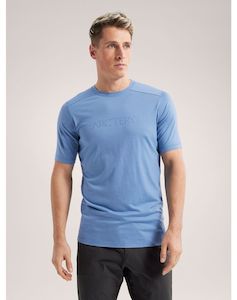 Ionia Merino Wool Arc'Word Logo SS Men's