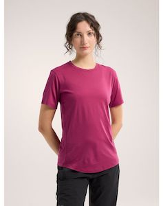 Womens Shirts Tops: Lana Merino Wool Crew SS Women's