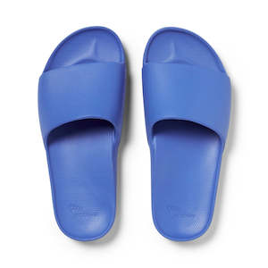 Footwear: Arch Support Slides - Classic - Capri Blue