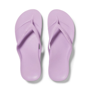 Footwear: Arch Support Jandals - Classic - Lilac