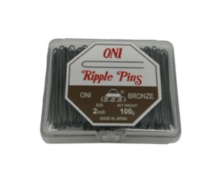 Hair Accessories: Oni - Ripple Pins 2" 100g / Bronze