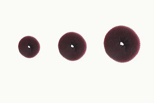 Hair Accessories: Hair Bun Donuts - 3 piece Brunette