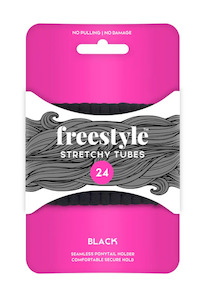 Hair Accessories: Freestyle - Stretchy Tubes 24pk