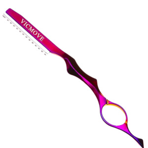 Scissors Thinners: Vicmove - Professional Steel Texturizing Razor - Red