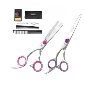 Scissors Thinners: Washi - Cotton Candy 5.5" Left Hand Set