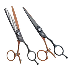 Scissors Thinners: Washi - Black Champagne Swivel 6.0 Set