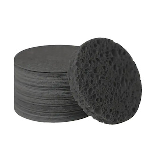 Compressed Facial Sponges 20pk - Black