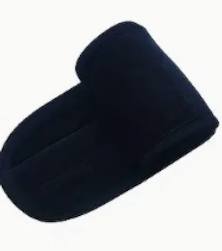 Stretch Terry Adjustable Headband / Black