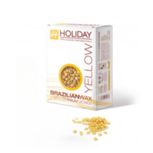 Holiday - Yellow Elastique Brazil Wax Beads 500g