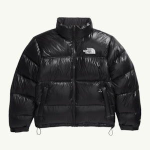 96 Retro Nuptse Jacket - Black Shine