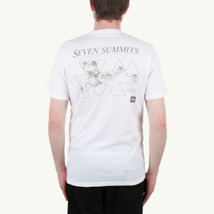 Clothing: SS TNF Seven Summits Tee - TNF White/Summits