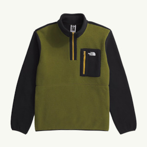 Yumiori 1/4 Zip - Forest Olive/TNF Black/Amber Green