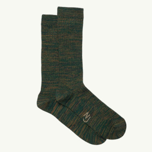 Rasmusson Rib Sock - Green Melange