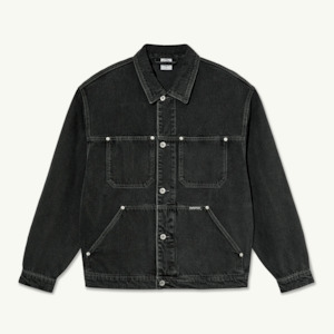 Patrik Jacket Denim - Silver Black