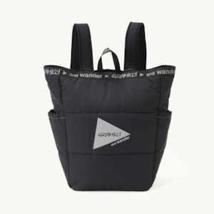 Clothing: Gramicci x And Wander Padded 2Way Pack - Black