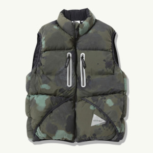 Gramicci x And Wander Women's Down Vest - Camo