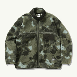 Clothing: Gramicci x And Wander Women's JQ Tape Fleece Jacket - Camo