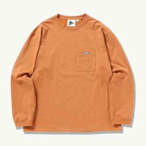 Gramicci x And Wander Backprint LS Tee - Orange